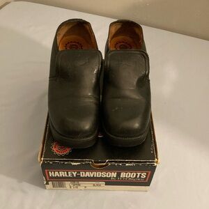 Harley-Davidson Black Leather Boots